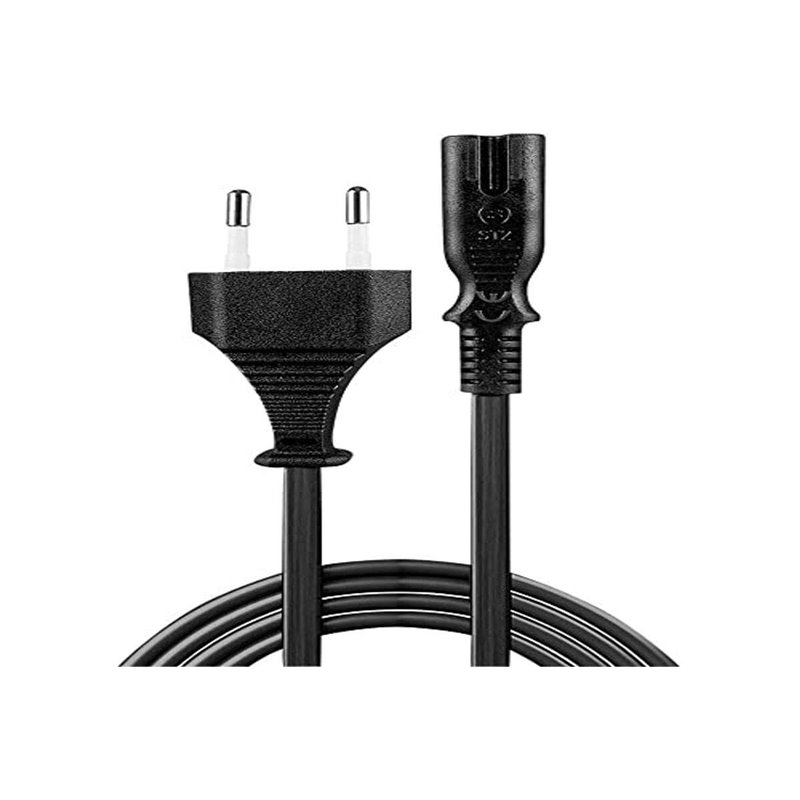 Lindy 30421 câble électrique Noir 2 m CEE7/16 Coupleur C7