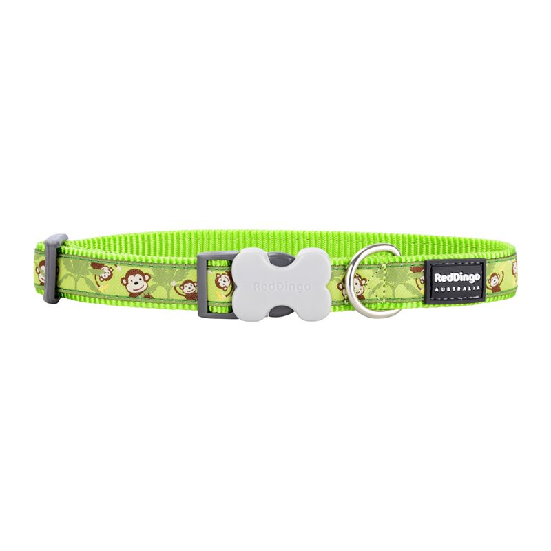 Image secondaire de Collier pour Chien Red Dingo STYLE MONKEY LIME GREEN 15 mm x 24-36 cm