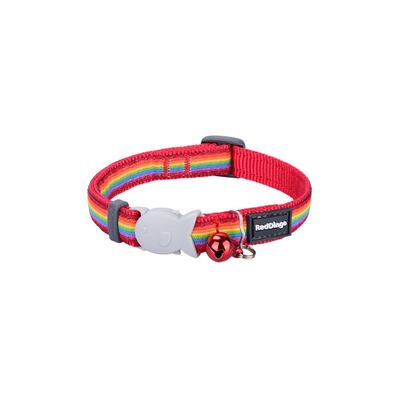 Collier pour Chien Red Dingo STYLE RAINBOW 15 mm x 24-36 cm