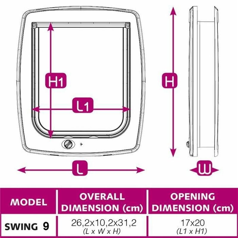 Image secondaire de Pièces de rechange Ferplast Swing 9 26,2 x 10,2 x 31,2 cm