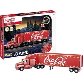 Revell 00152 RV 3D-Puzzle Coca-Cola Truck - LED Edition Puzzle 3D