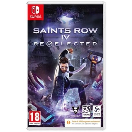 Saints Row IV : Re-elected Code in a box Nintendo Switch