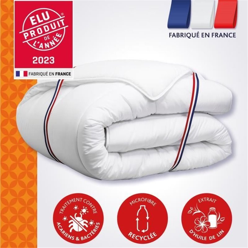 Remplissage de couette Dodo Champs de Lin Blanc 450 g/m² 200 x 200 cm