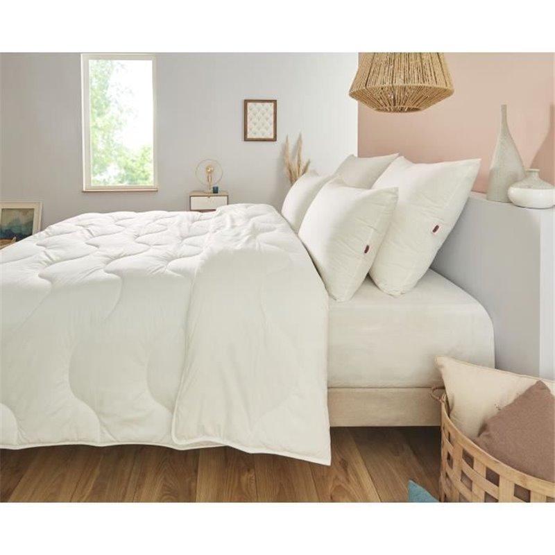 Remplissage de couette Dodo Champs de Lin 240 x 260 cm Blanc 450 g/m²