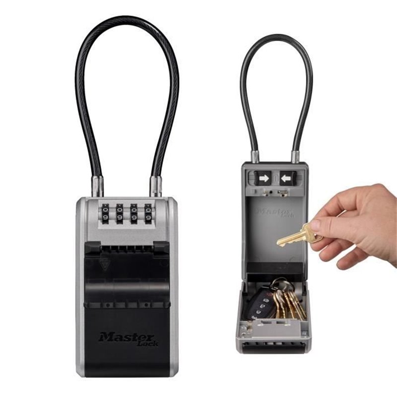 Image secondaire de Coffre-Fort pour Clés Master Lock A accrocher 19,6 x 7,6 x 5,6 cm Aluminium