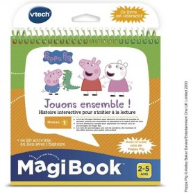 VTECH - Livre Interactif Magibook - Peppa Pig. Jouons Ensemble