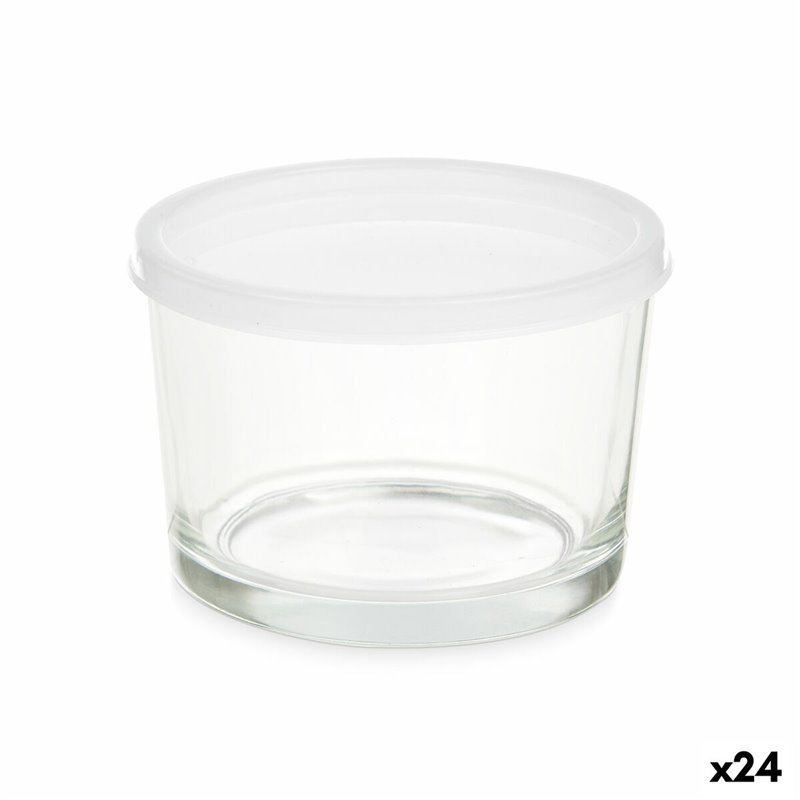 Boîte à lunch Transparent verre polypropylène 200 ml (24 Unités)