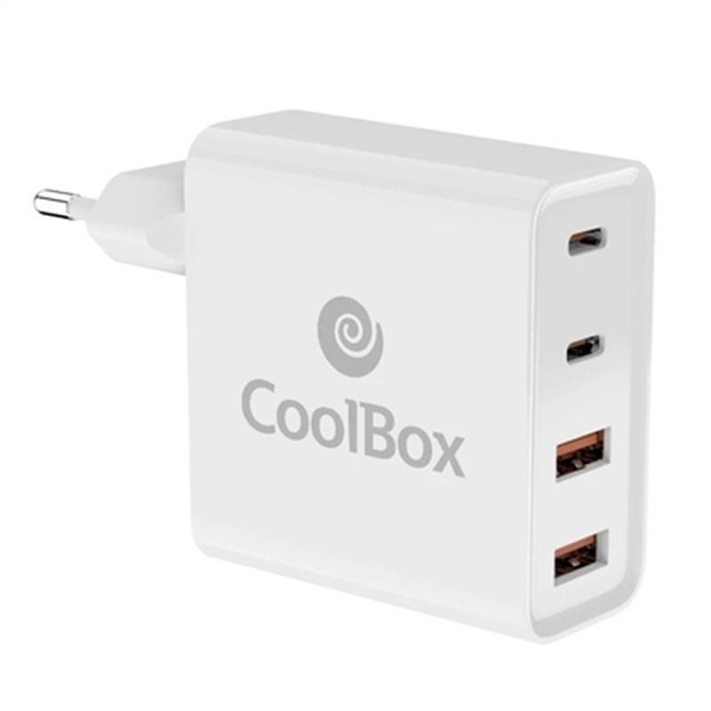 Coolbox COO-CUAC-100P chargeur d'appareils mobiles Universel Blanc Secteur Intérieure