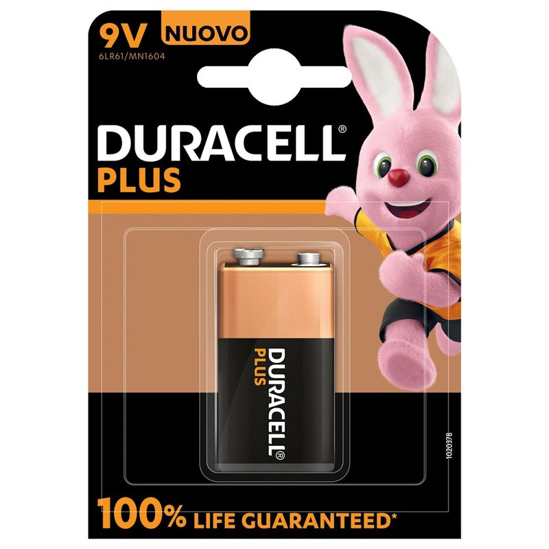 Duracell Plus 100 Batterie à usage unique 9V Alcaline