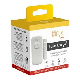 Konyks Senso Charge 2 - Détecteur d'ouverture Wi-Fi sur batterie pour 