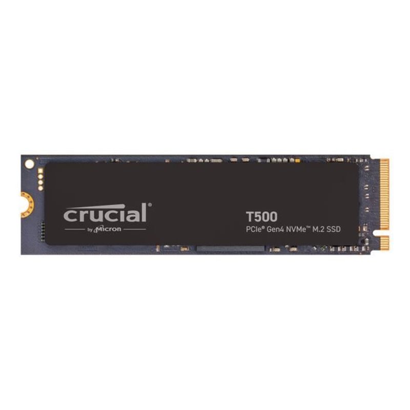 Crucial T500 SSD 1 To PCIe Gen4 NVMe M.2 PS5 SSD Interne Gaming avec Dissipateur, compatible PlayStation 5 - CT1000T500SSD5