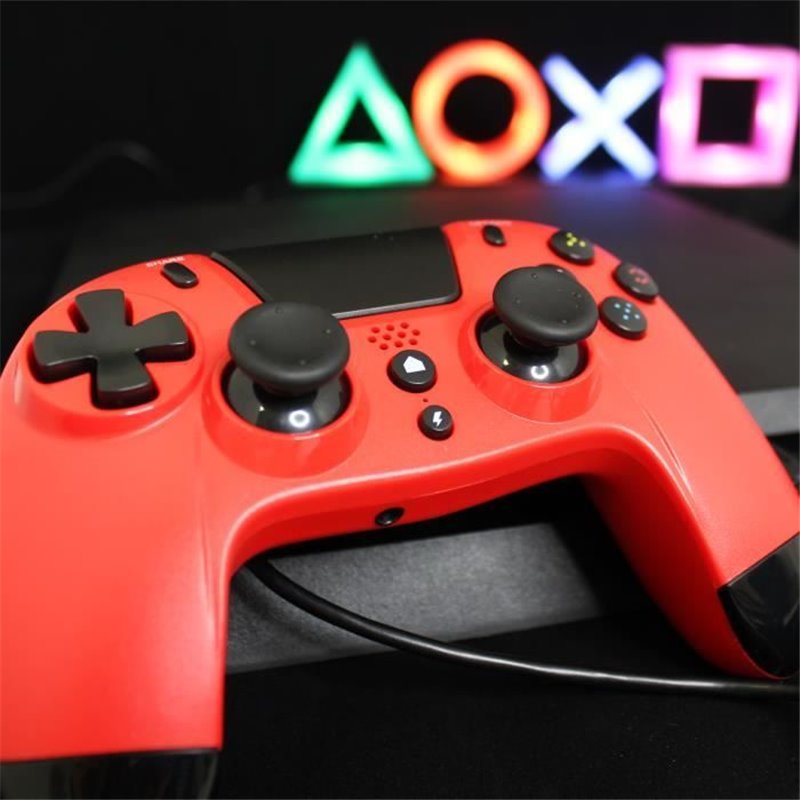 Image secondaire de Contrôle des jeux GIOTECK VX4PS4-43-MU Rouge Bluetooth PC