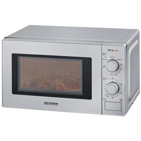 Severin MW 7900 Micro-ondes argent 700 W fonction grill, fonction minu