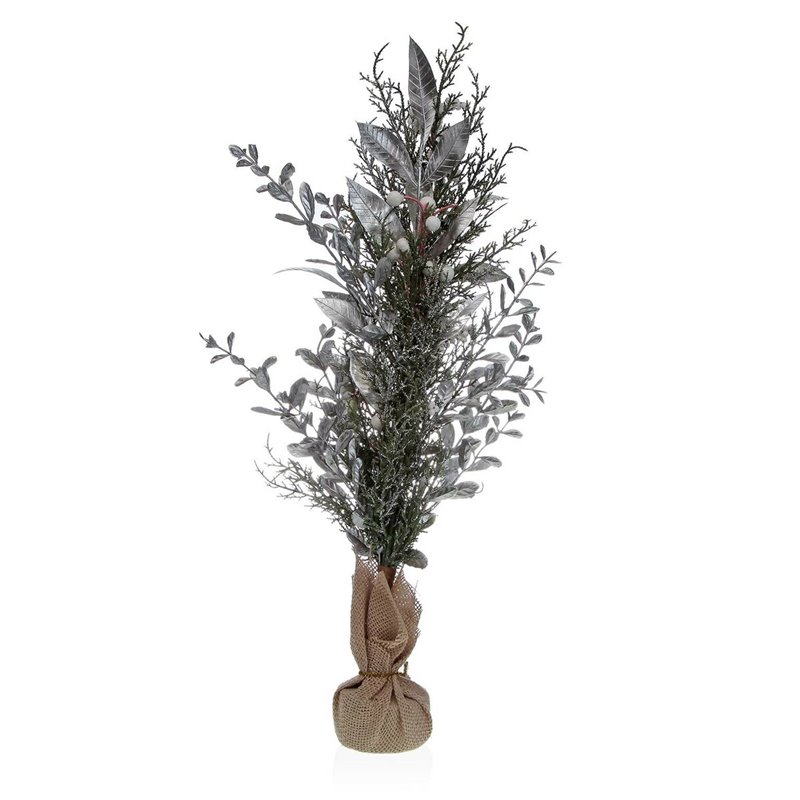 Plante décorative Versa Lin Métal Plastique Ciment 20 x 60 x 20 cm