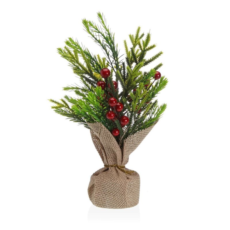 Plante décorative Versa Lin Métal Plastique Ciment 13 x 30 x 13 cm