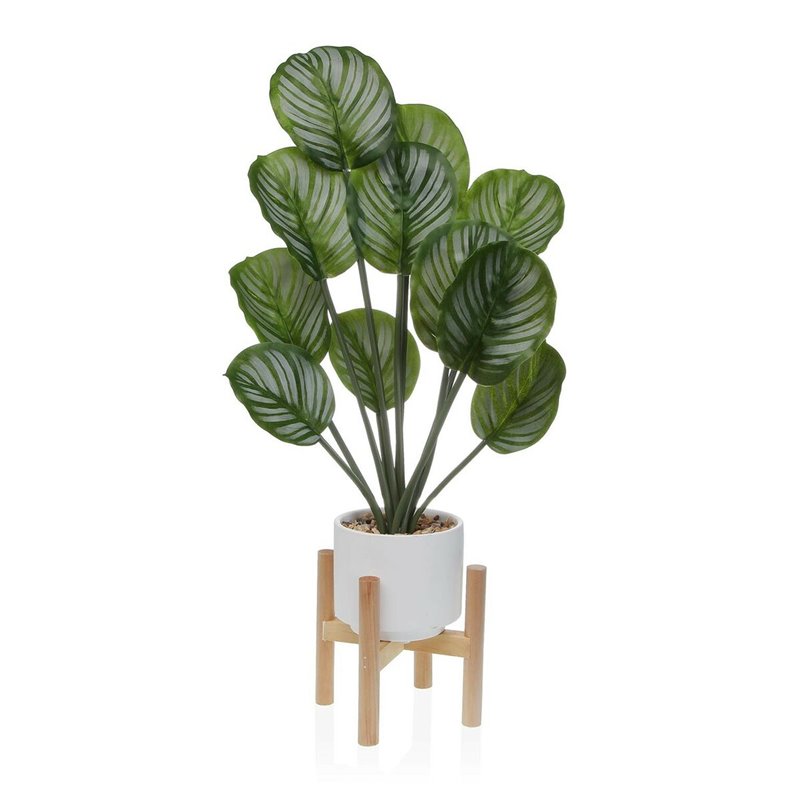 Plante décorative Versa Bois Métal Céramique polystyrène Plastique 33 x 61 x 38 cm