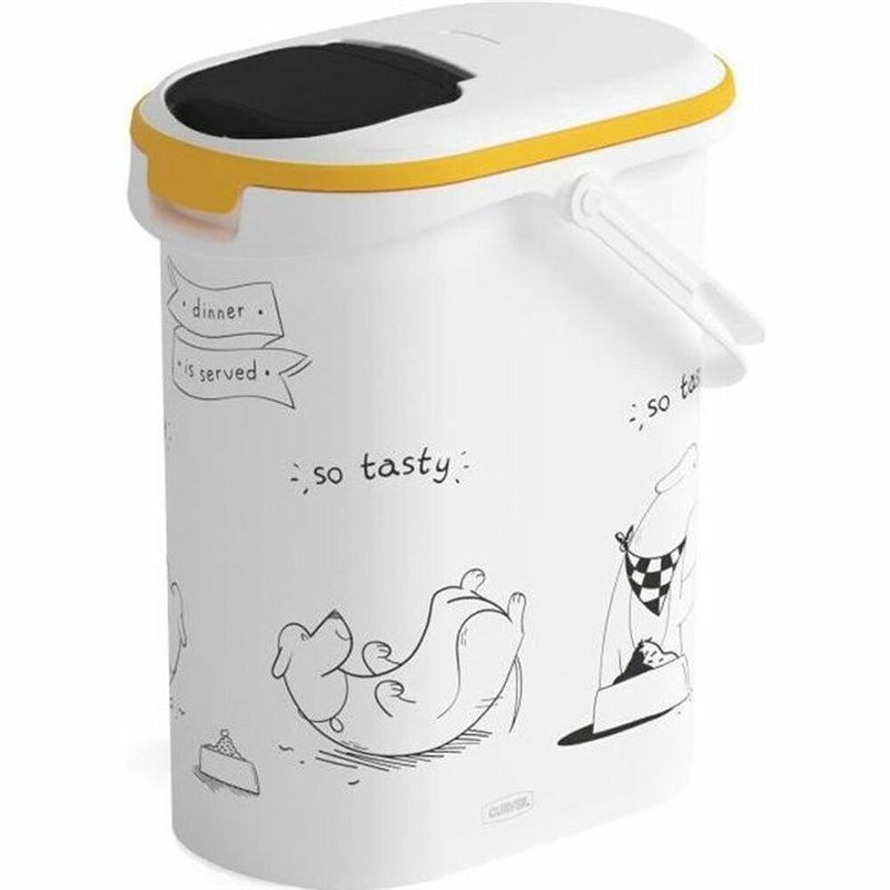 Boîte de nourriture pour animaux Curver 794092 Blanc Plastique 4 Kg 10 L