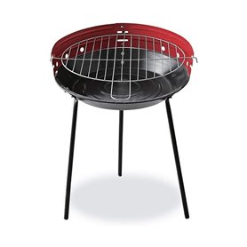 Barbecue à Charbon sur Pied EDM Rouge (Ø 33 x 45 cm)