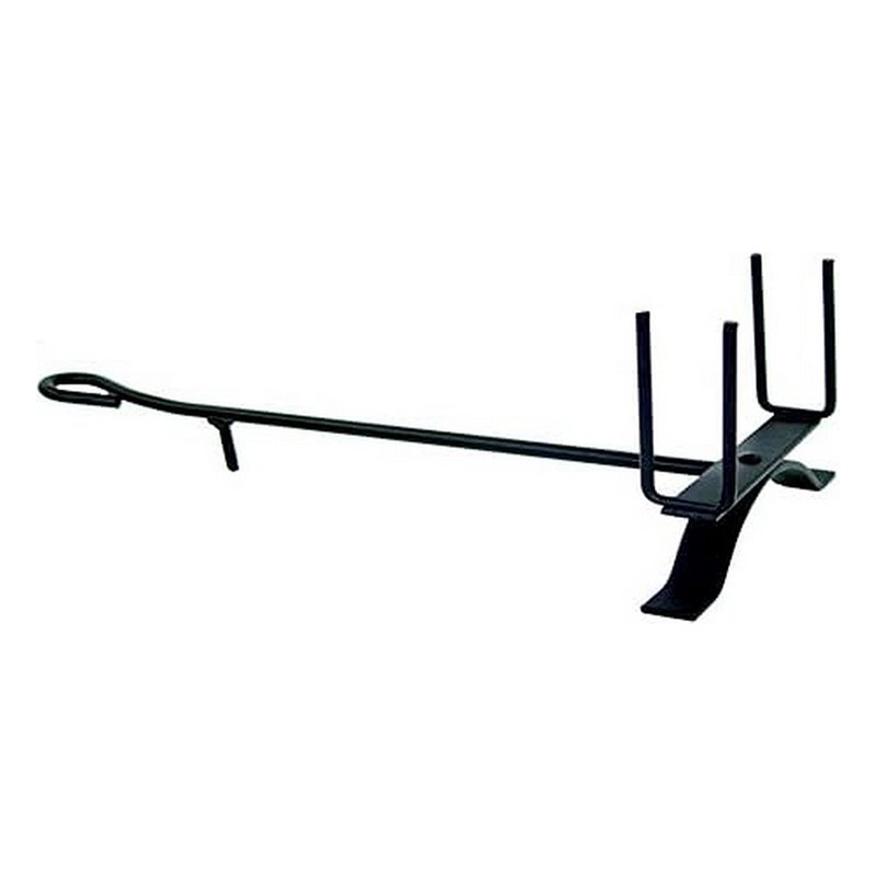 Grille-Pain pour cheminée EDM Plaque Tournante 36 cm Noir Métal