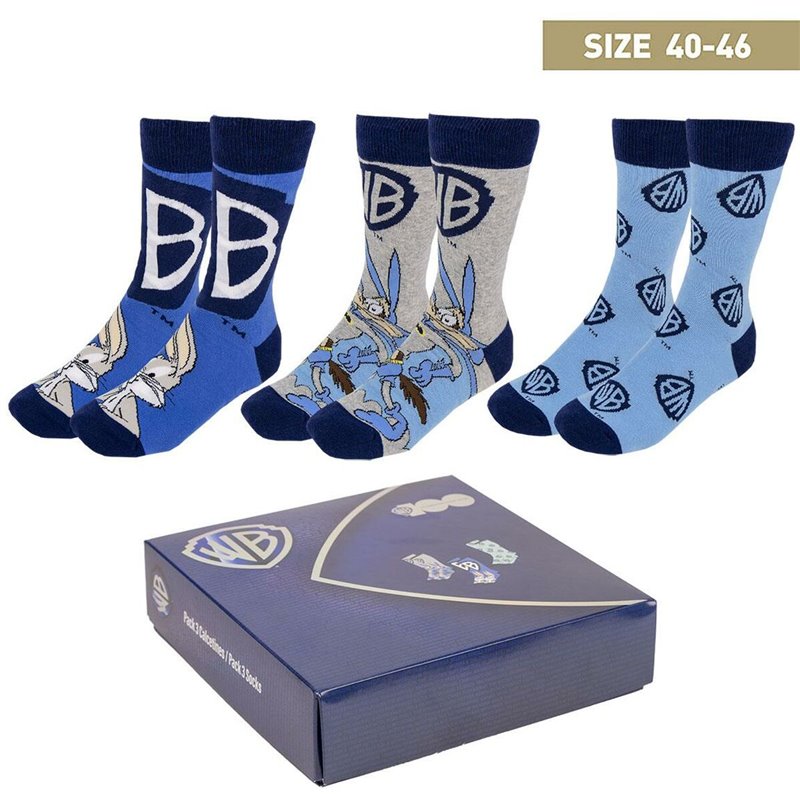 Image secondaire de Chaussettes Warner Bros 3 Pièces 40-46