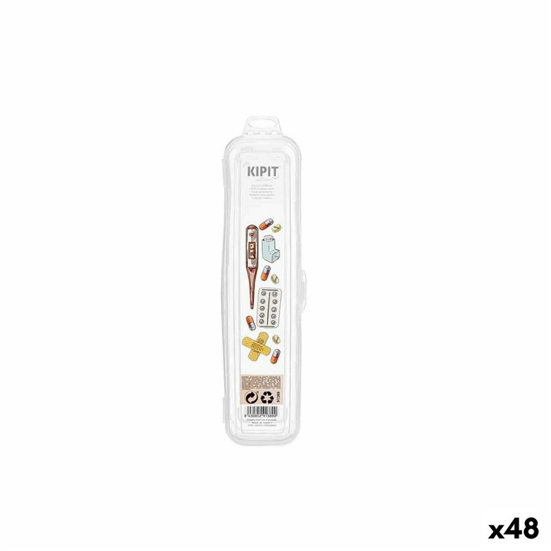 Coffret De voyage Malette de Secours Transparent 6,2 x 25 x 4,3 cm (48 Unités)