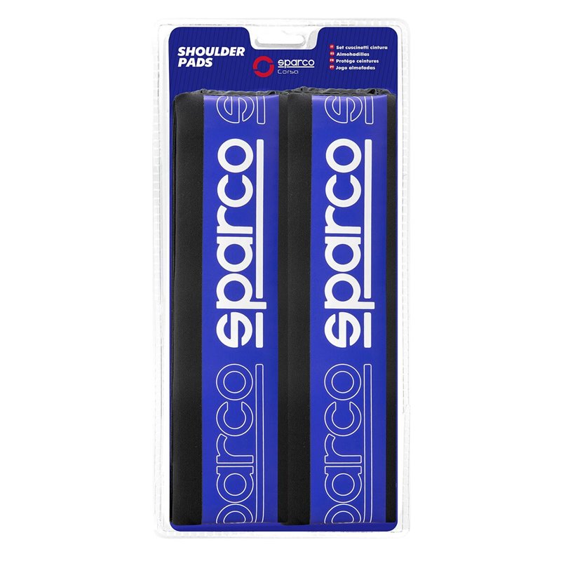 Image secondaire de Coussinets de ceinture de sécurité Sparco SPC1208BL Bleu