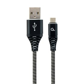 Câble USB vers micro USB GEMBIRD CC-USB2B-AMMBM-2M-BW Noir 2 m