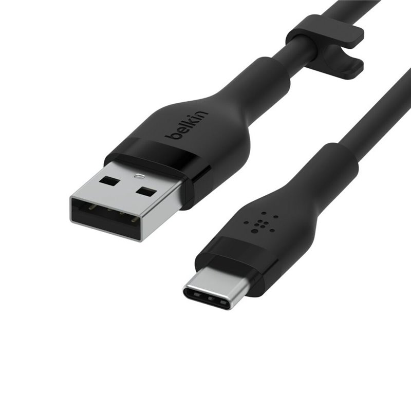 Belkin Boostcharge Flex câble USB 3 m USB 2.0 USB A USB C Noir