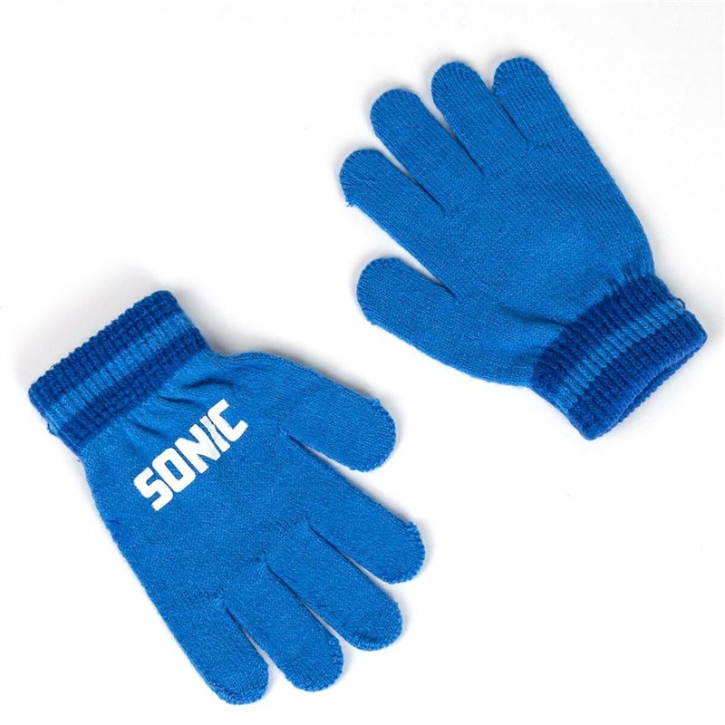 Image secondaire de Bonnet et gants Sonic Bleu