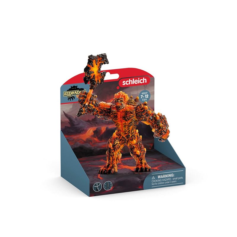 Image secondaire de Schleich ELDRADOR CREATURES Golem de lave avec arme