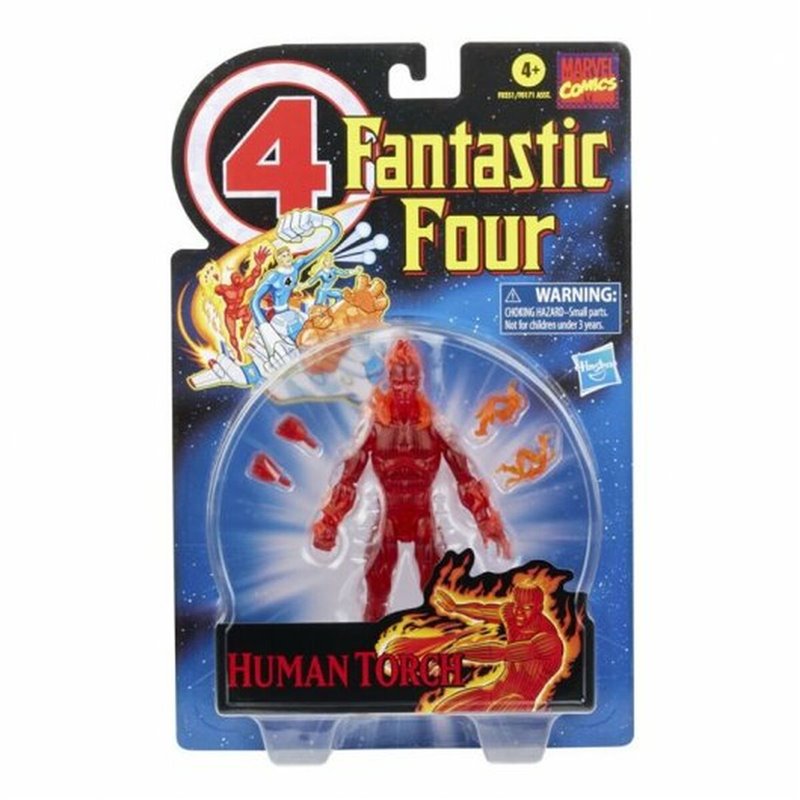 Image secondaire de Figurine d'action Hasbro Marvel Legends Fantastic Four Vintage 6 Pièces