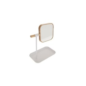 Miroir amovible - Natureo - Blanc 26 cm