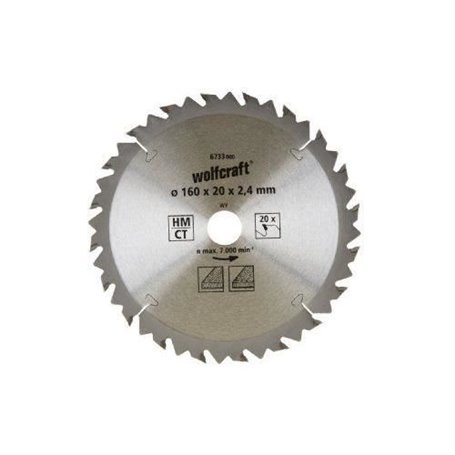 WOLFCRAFT Lame scie circulaire CT 20 dents - Ø160x20mm