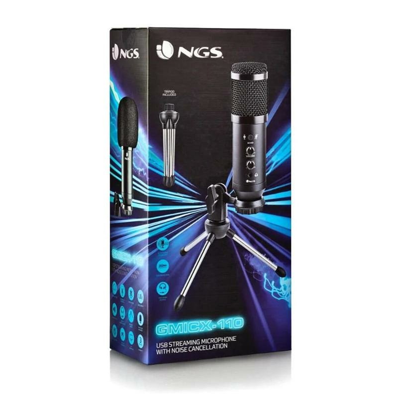 Image secondaire de NGS GMICX-110 Noir Microphone de console de jeu