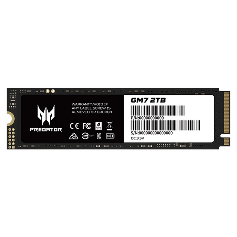 Disque dur Acer Predator GM7 2 TB 2 TB SSD