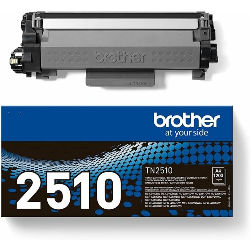 Image secondaire de Brother TN-2510 Cartouche de toner 1 pièce(s) Original Noir