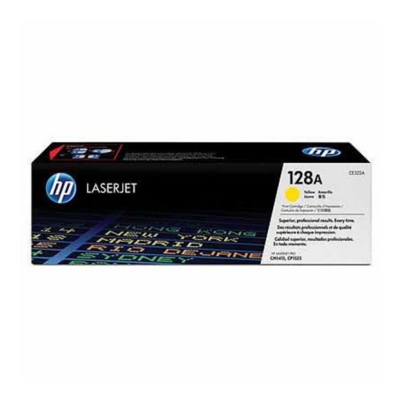 HP 128A toner LaserJet jaune authentique