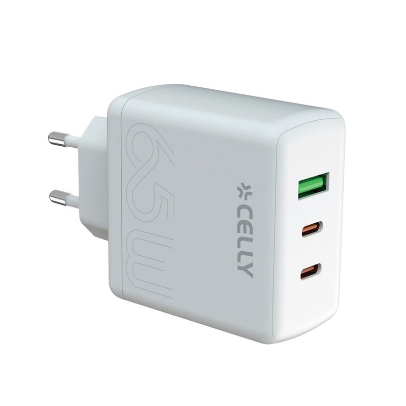 Image secondaire de Chargeur mural Celly TC3GAN65WEVOWH Blanc 65 W