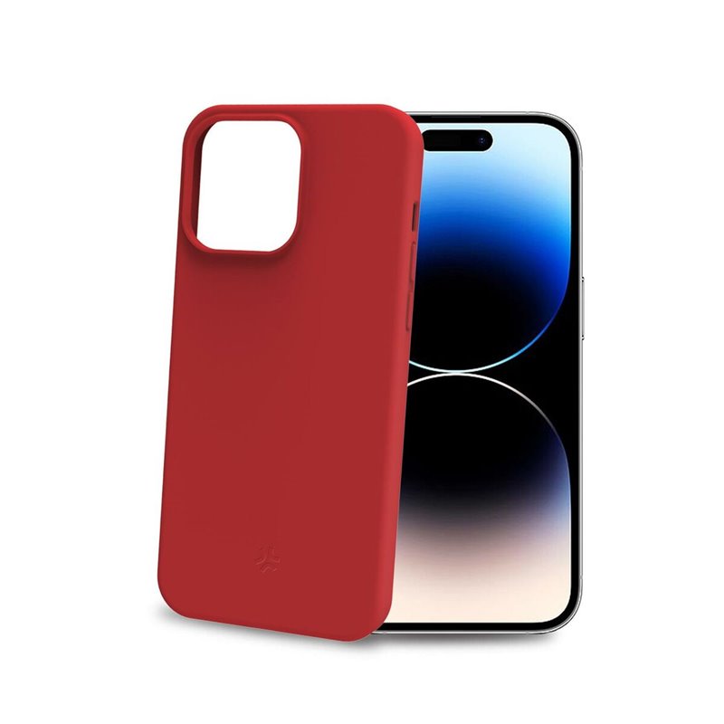 Image secondaire de Protection pour téléphone portable iPhone 15 Pro Celly CROMO1054RD Rouge