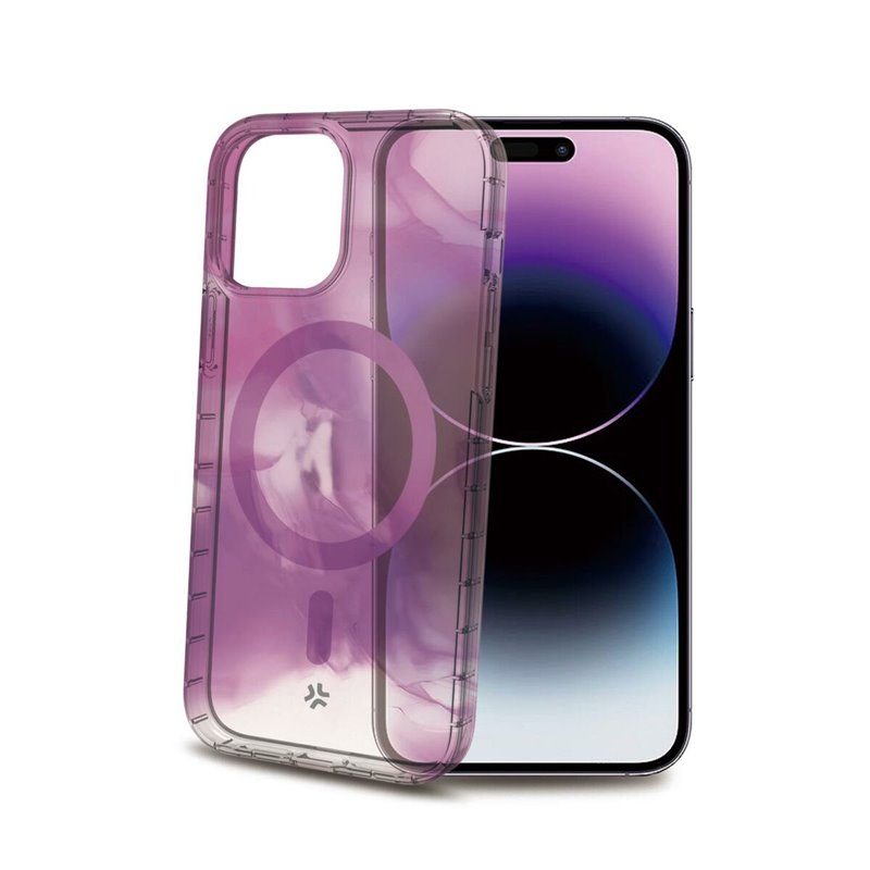 Image secondaire de Protection pour téléphone portable Celly iPhone 15 Pro Max Violet Transparent