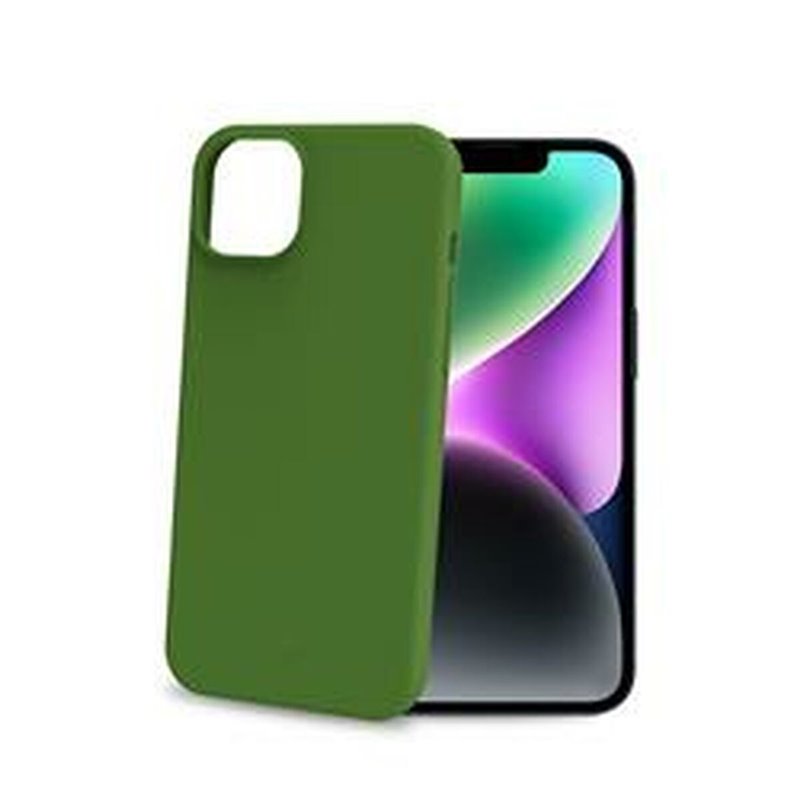 Protection pour téléphone portable Celly iPhone 15 Vert