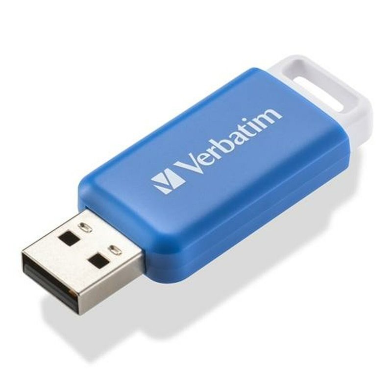 Image secondaire de Clé USB Verbatim V DataBar Bleu Noir 64 GB