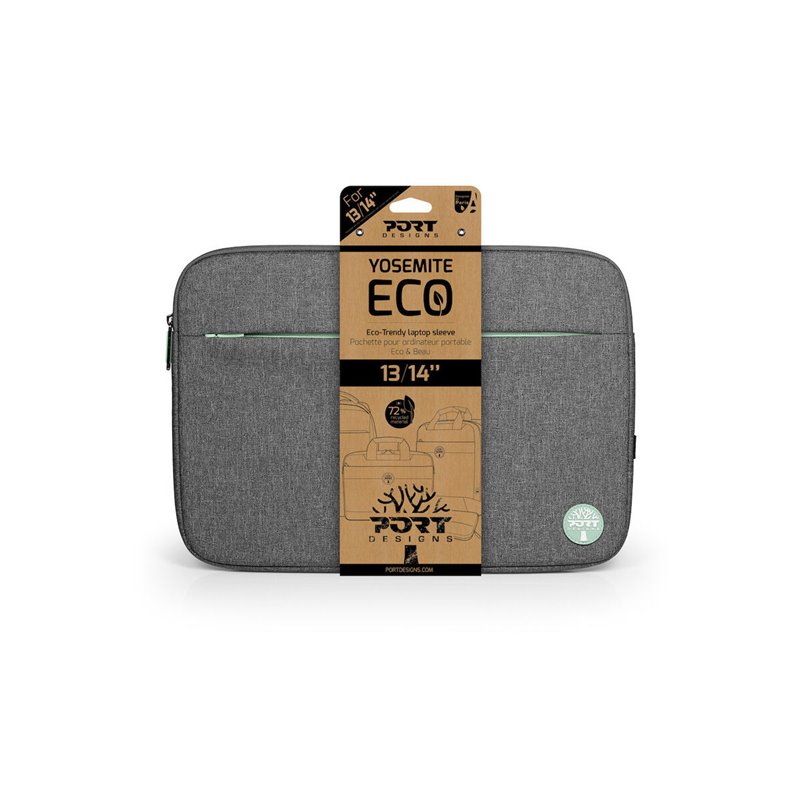 Image secondaire de Housse d'ordinateur portable Port Designs YOSEMITE Eco Gris Monochrome 15,6