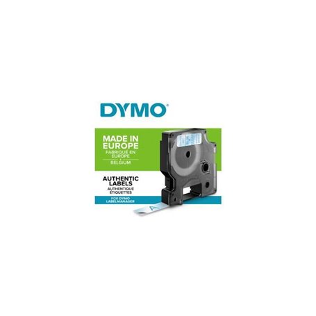 DYMO LabelManager cassette ruban D1 12mm x 7m Bleu/Transparent (compat