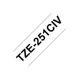 Brother TZe231CIV Noir sur blanc Rouleau (1,2 cm x 8 m) 1 rouleau(x) r