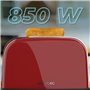 Grille-pain verticaux Toastin' time 850 Red Cecotec
