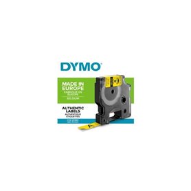 DYMO Rhino - Etiquettes Industrielles Vinyle 12mm x 5.5m - Noir sur Ja