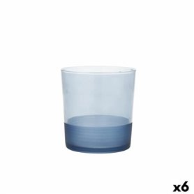 Verre Quid Pincel Bleu verre 380 ml (6 Unités)