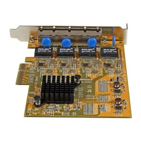 STARTECH Carte réseau PCI Express à 4 ports Gigabit Ethernet avec chip