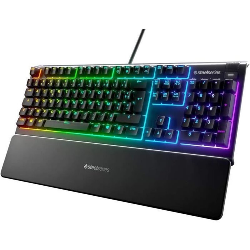 Image secondaire de Clavier mécanique SteelSeries APEX 3 Noir Français Azerty